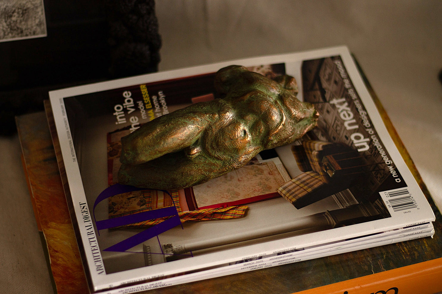 Male Torso- Bronze Fragment