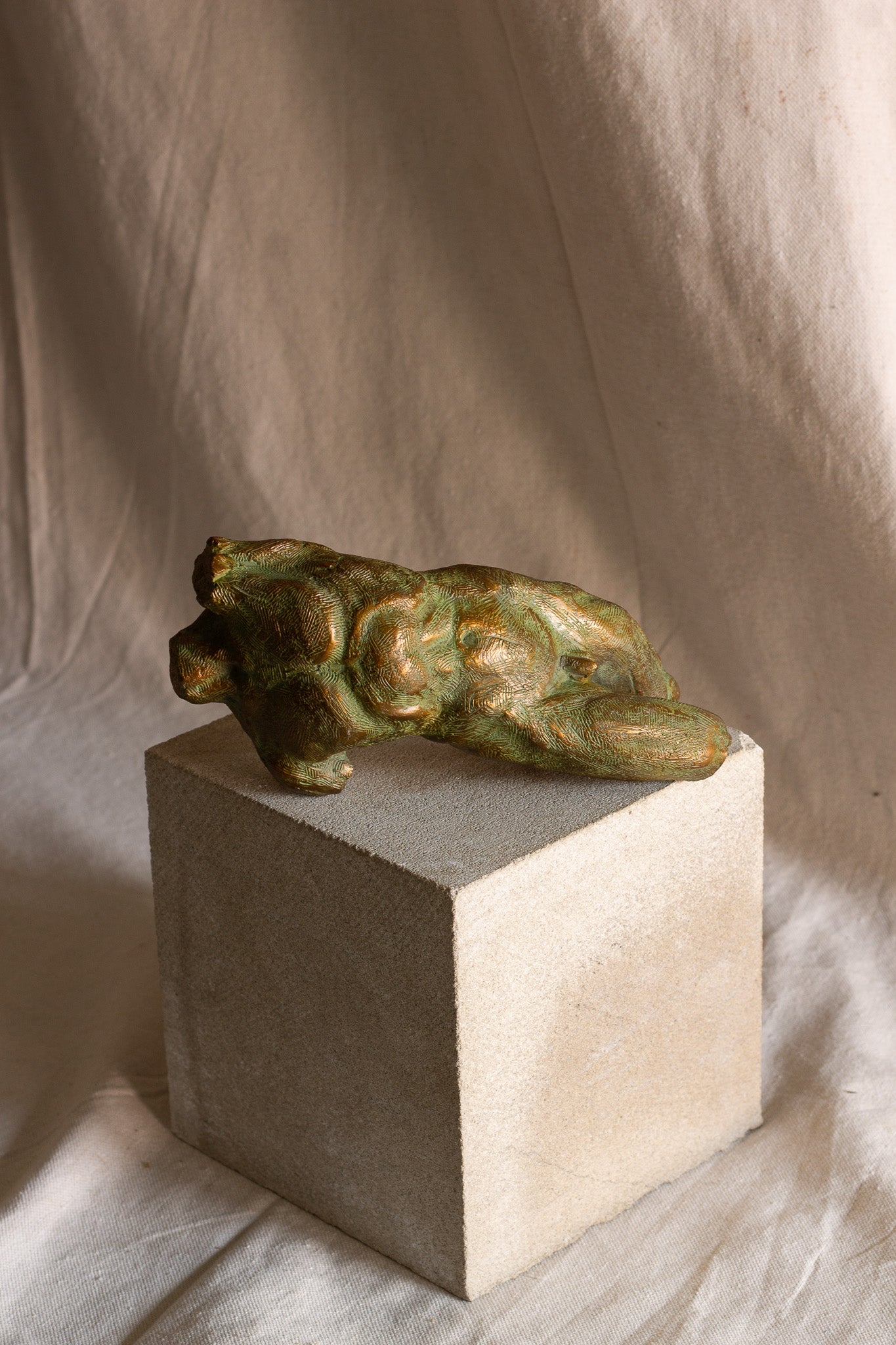 Male Torso- Bronze Fragment