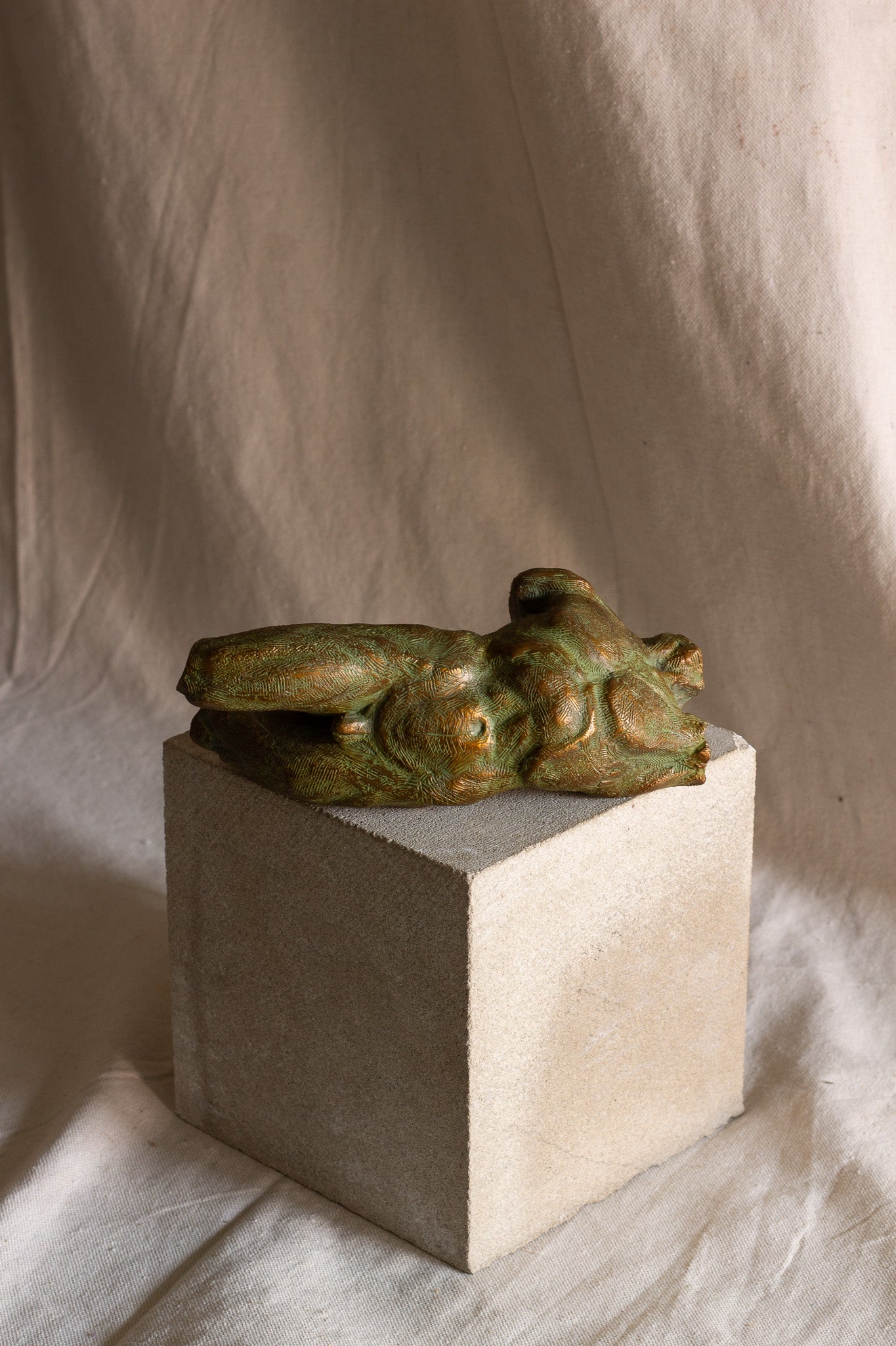 Male Torso- Bronze Fragment