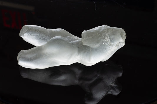 MALE TORSO SCULPTURE - Clear Resin